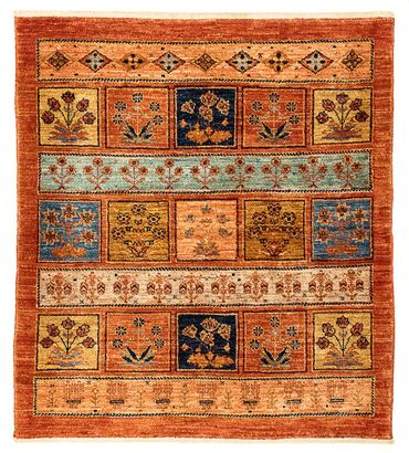 Pakistani Rug - 93 x 85 cm - rust