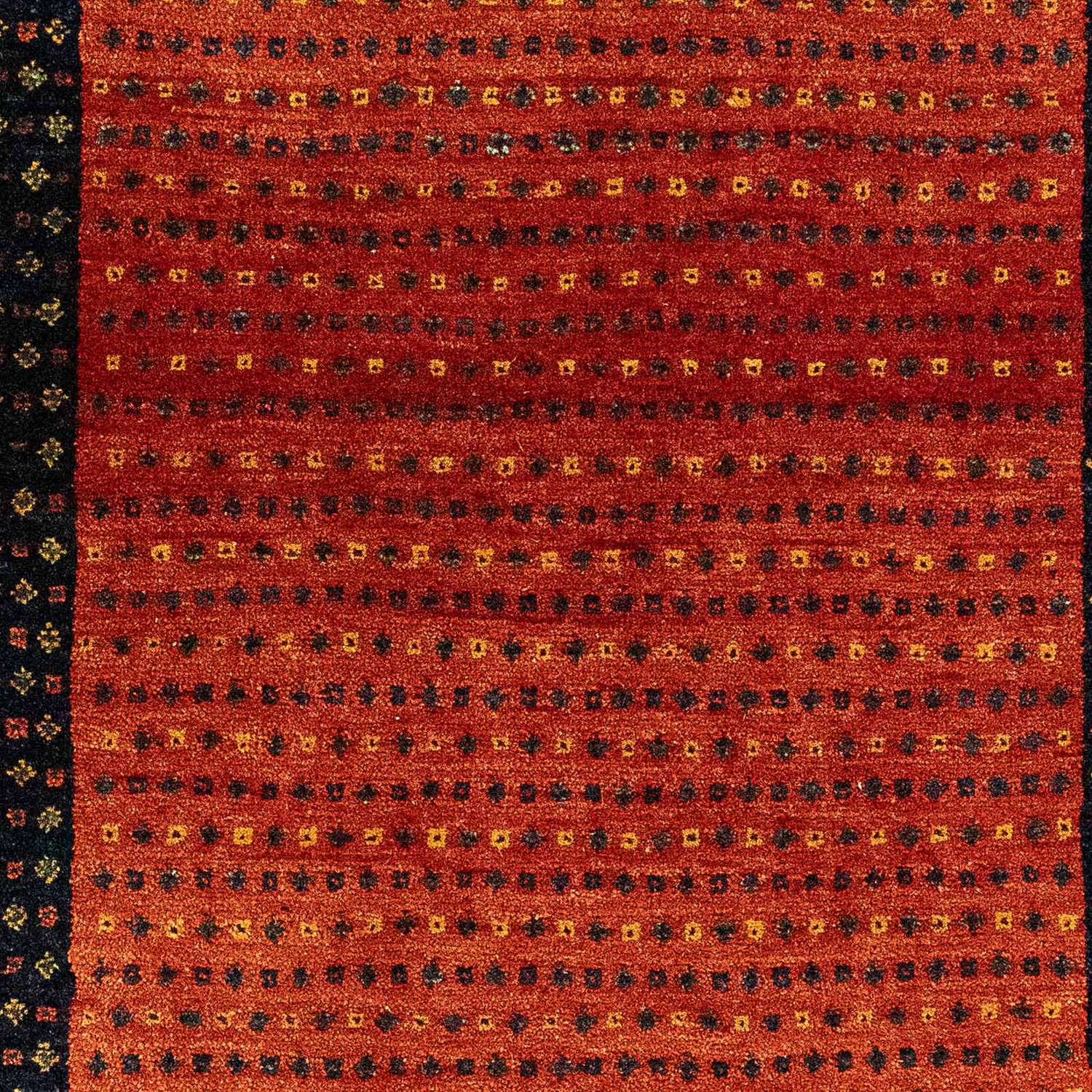 Gabbeh Rug - Loribaft Perser - 136 x 82 cm - dark red