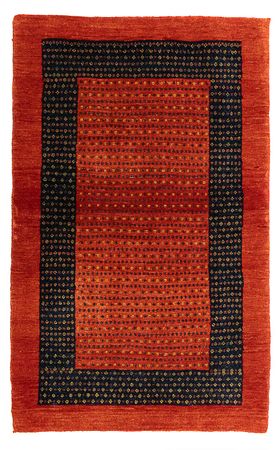 Gabbeh Rug - Loribaft Perser - 136 x 82 cm - dark red