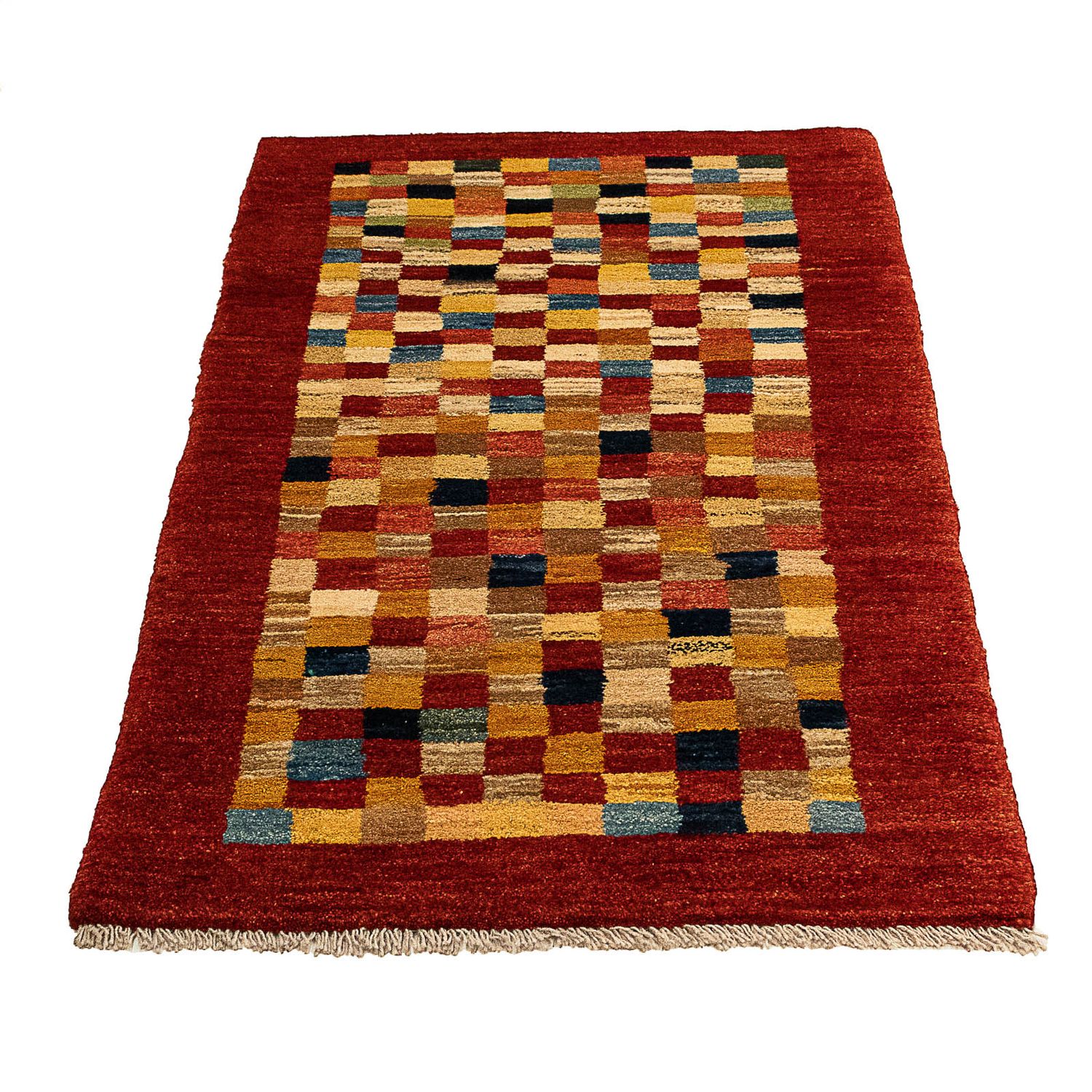 Gabbeh Rug - Perser - 139 x 72 cm - dark red