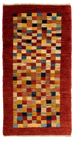 Gabbeh Rug - Perser - 139 x 72 cm - dark red