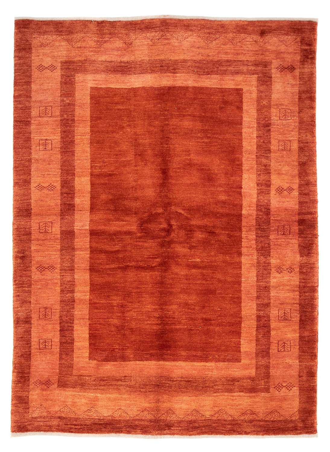 Gabbeh Rug - Perser - 242 x 170 cm - dark red