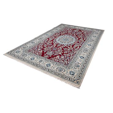 Perser Rug - Nain - 293 x 190 cm - dark red