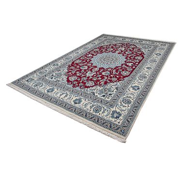 Perser Rug - Nain - 298 x 193 cm - dark red