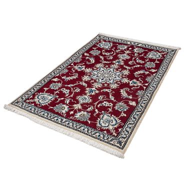 Perser Rug - Nain - 142 x 95 cm - dark red