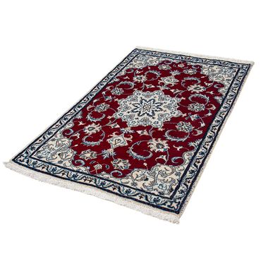 Perser Rug - Nain - 137 x 87 cm - dark red