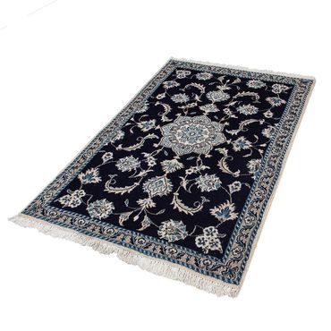 Perser Rug - Nain - 140 x 88 cm - dark blue