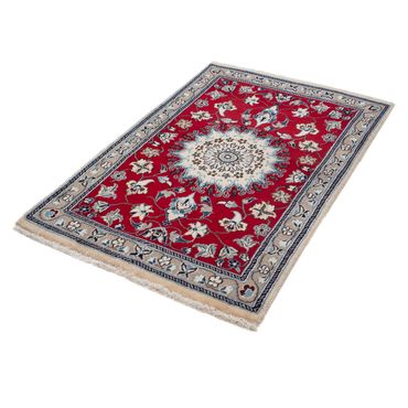 Perser Rug - Nain - 134 x 89 cm - dark red