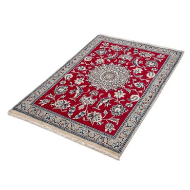 Perser Rug - Nain - 133 x 89 cm - dark red