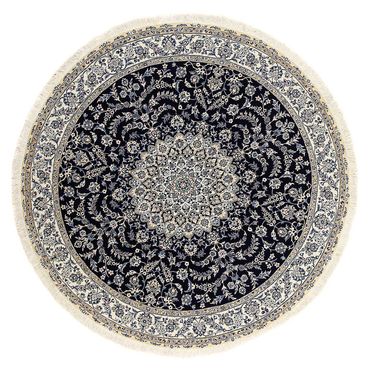 Perser Rug - Nain - Royal round  - 260 x 260 cm - dark blue