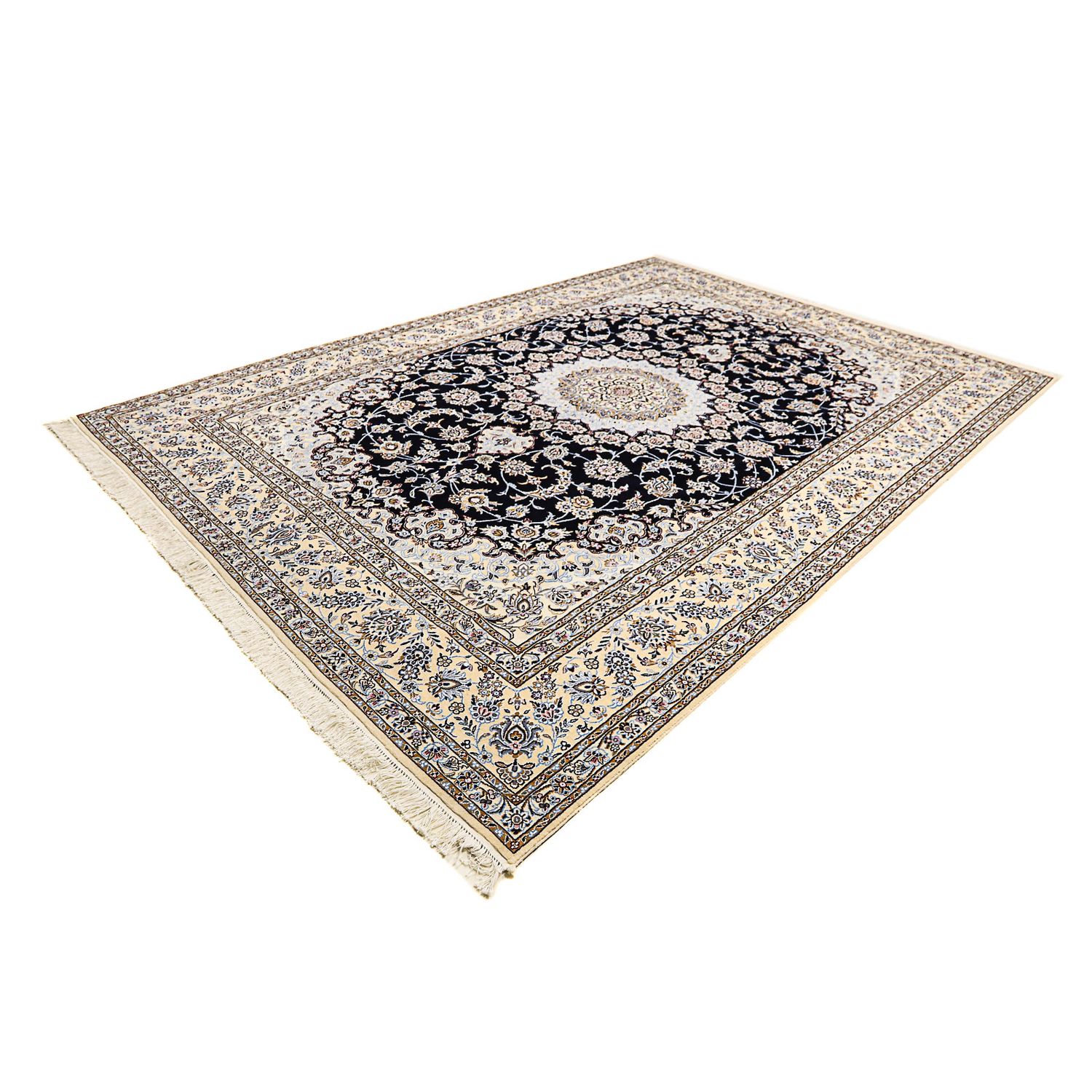 Perser Rug - Nain - Royal - 356 x 248 cm - dark blue