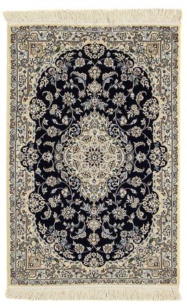 Perser Rug - Nain - Premium - 123 x 80 cm - dark blue