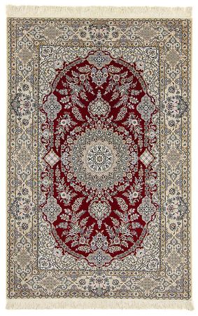 Perser Rug - Nain - Premium - 197 x 128 cm - dark red