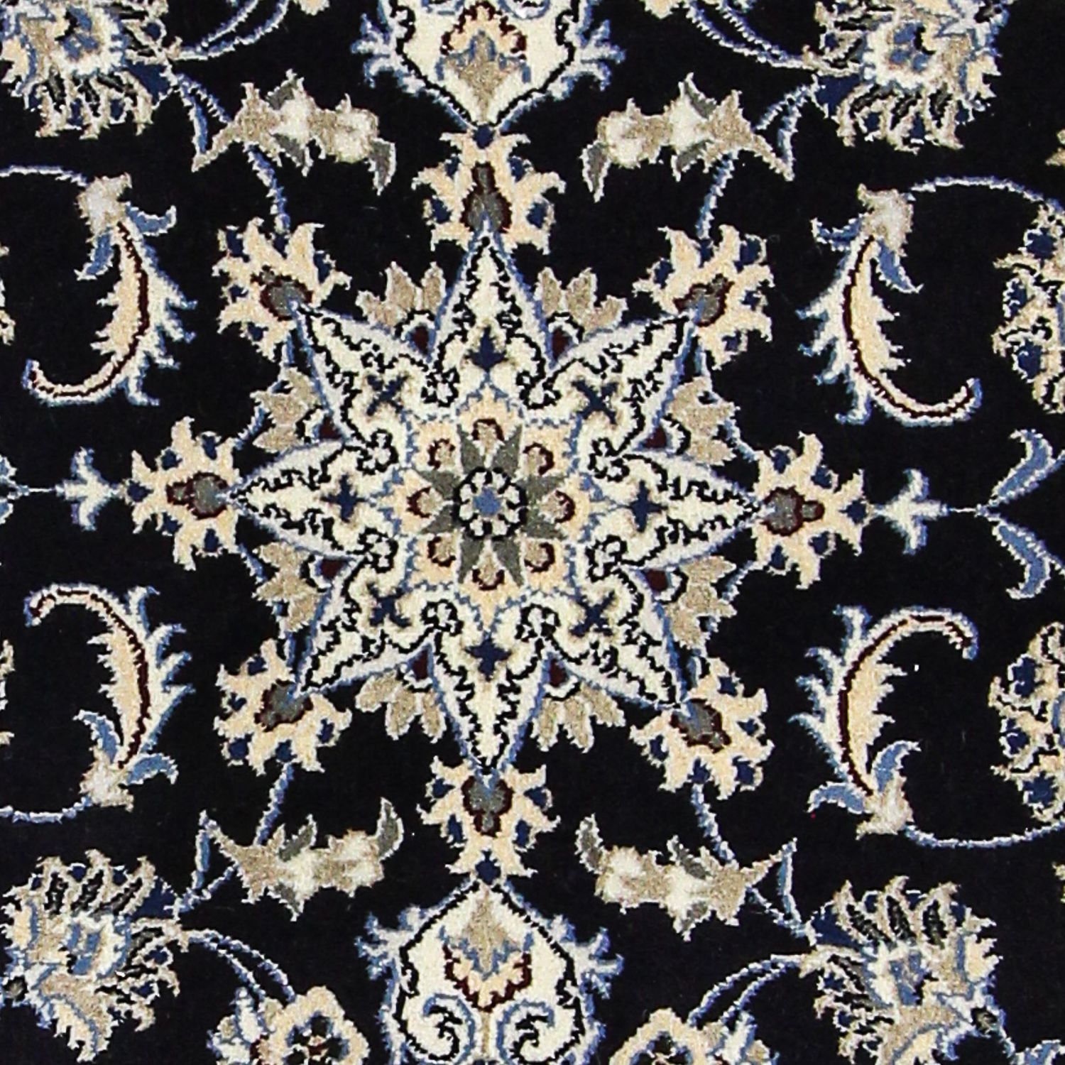 Runner Perser Rug - Nain - 290 x 80 cm - dark blue