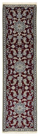 Runner Perser Rug - Nain - 286 x 78 cm - dark red