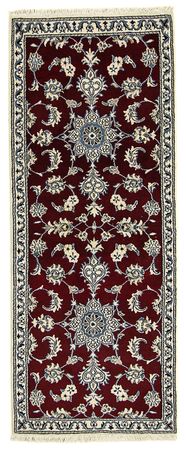 Runner Perser Rug - Nain - 197 x 80 cm - dark red