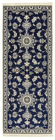 Runner Perser Rug - Nain - 195 x 77 cm - dark blue