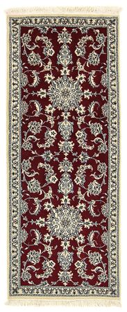 Runner Perser Rug - Nain - 193 x 80 cm - dark red