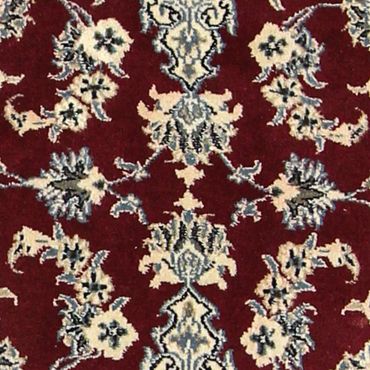 Runner Perser Rug - Nain - 193 x 80 cm - dark red