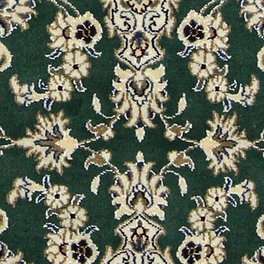 Runner Perser Rug - Nain - 200 x 74 cm - dark green