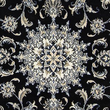 Perser Rug - Nain - 198 x 117 cm - dark blue