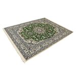 Perser Rug - Nain - 193 x 151 cm - dark green