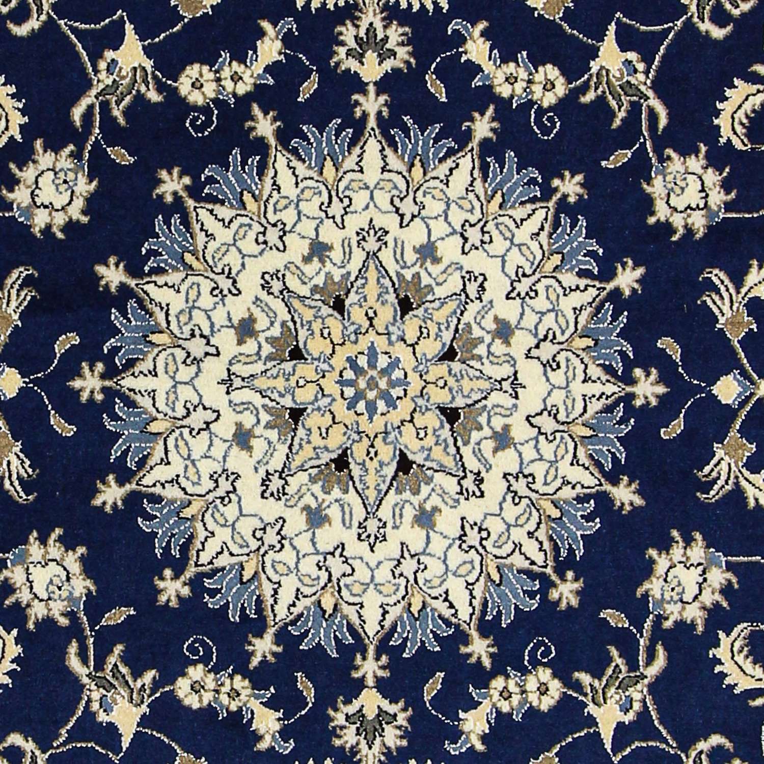 Perser Rug - Nain - 230 x 165 cm - dark blue