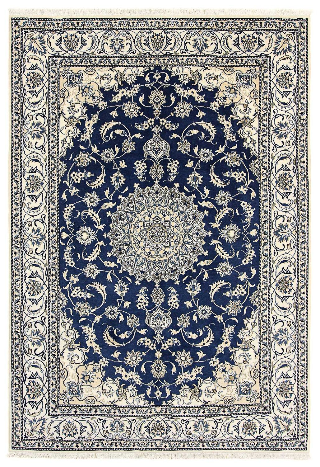 Perser Rug - Nain - 290 x 198 cm - dark blue