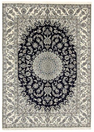 Perser Rug - Nain - 343 x 251 cm - dark blue