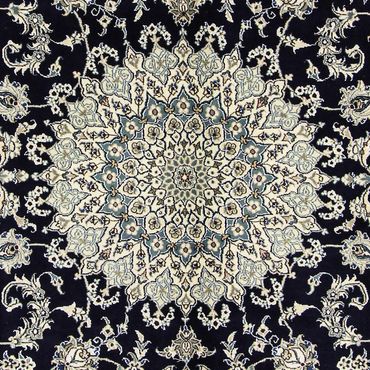 Perser Rug - Nain - 343 x 251 cm - dark blue