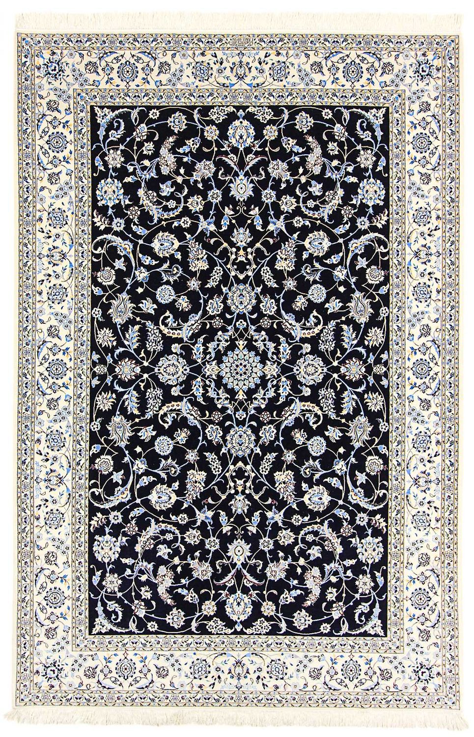 Perser Rug - Nain - Premium - 300 x 200 cm - dark blue