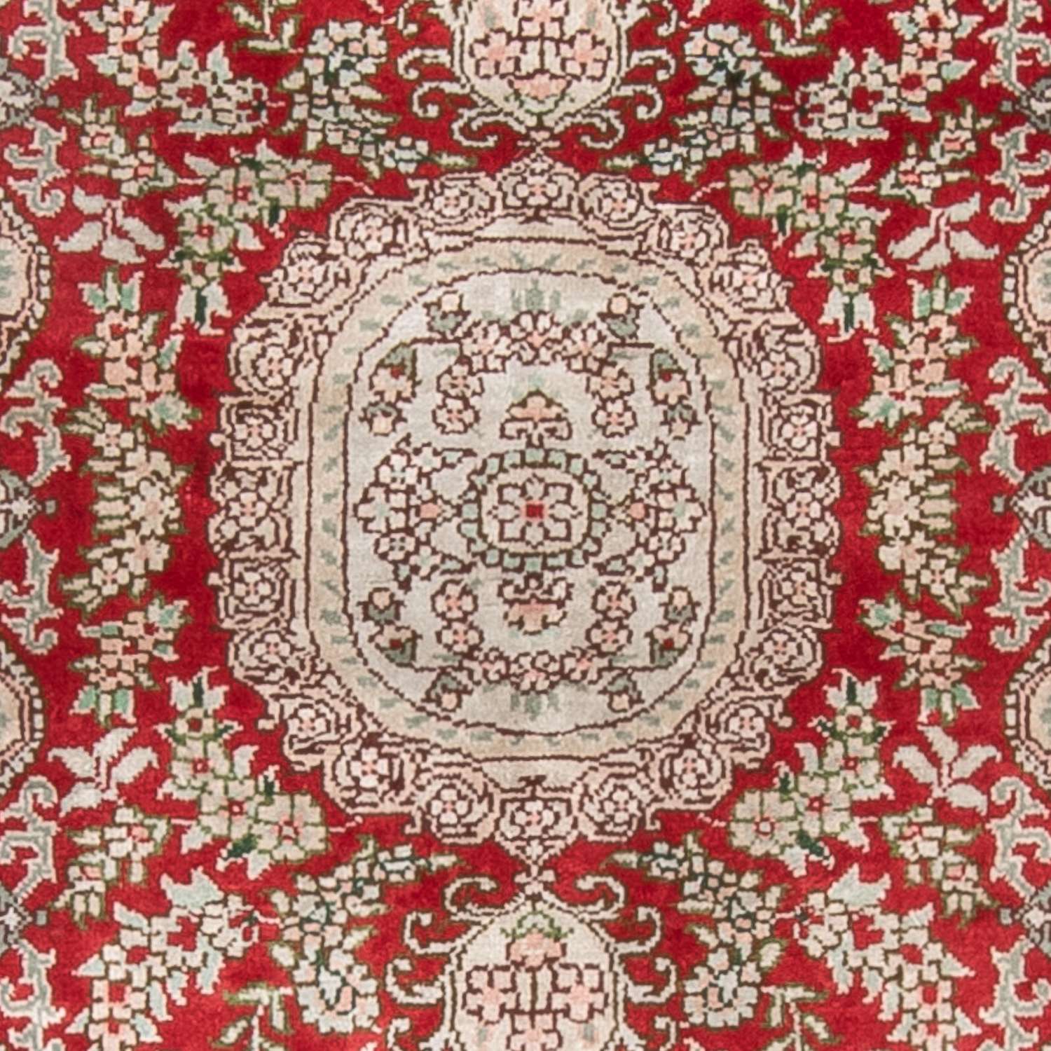 Silk Rug - Chinese Silk - 93 x 62 cm - red