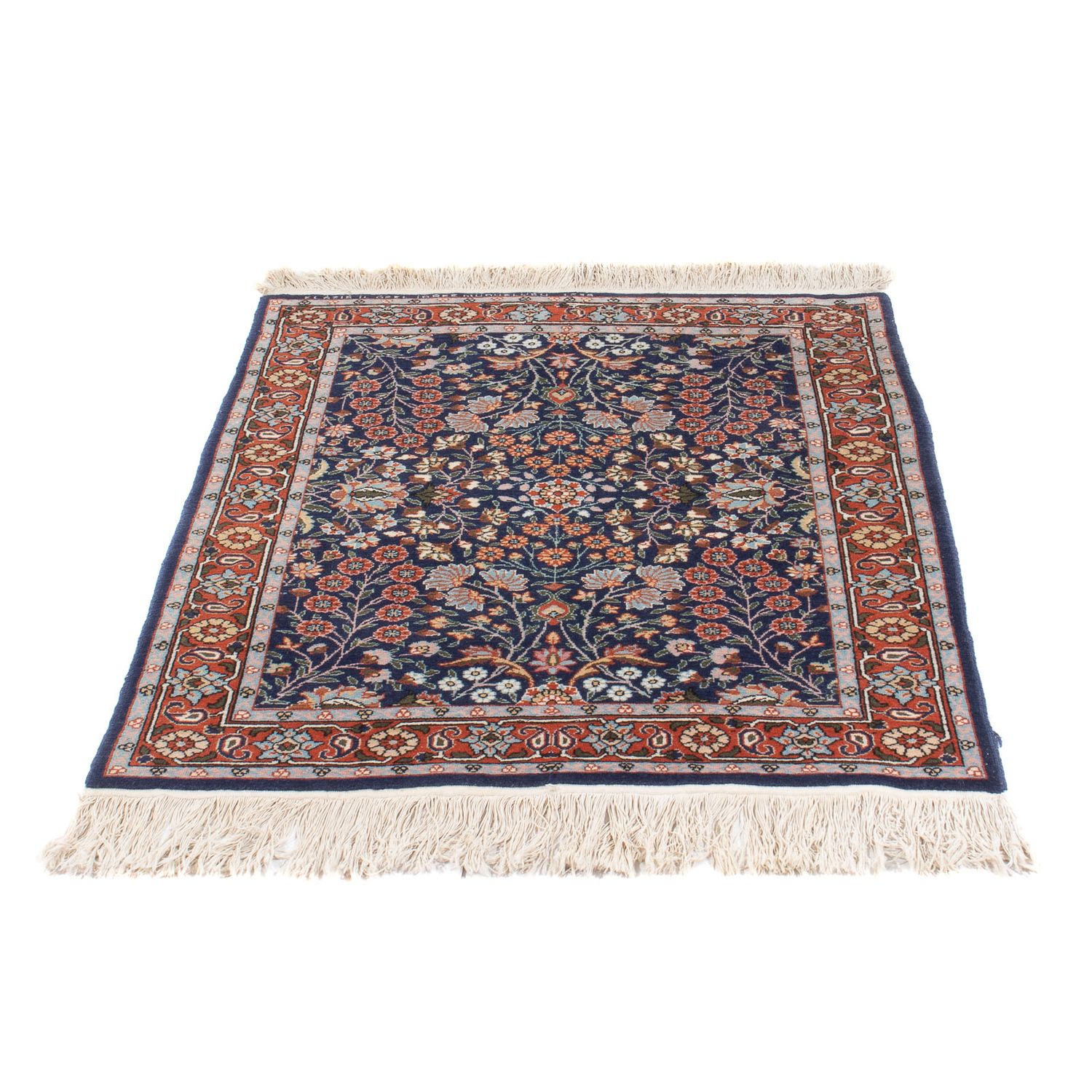 Oriental Rug - Hereke - 107 x 82 cm - dark blue