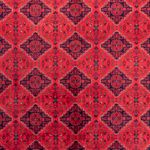 Afghan Rug - 414 x 292 cm - red