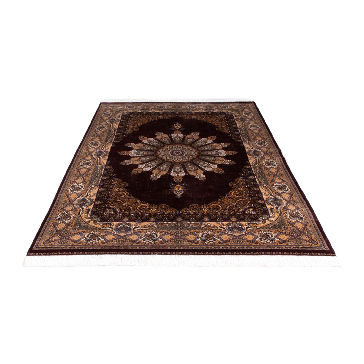 Perser Rug - Ghom - 230 x 150 cm - wine red