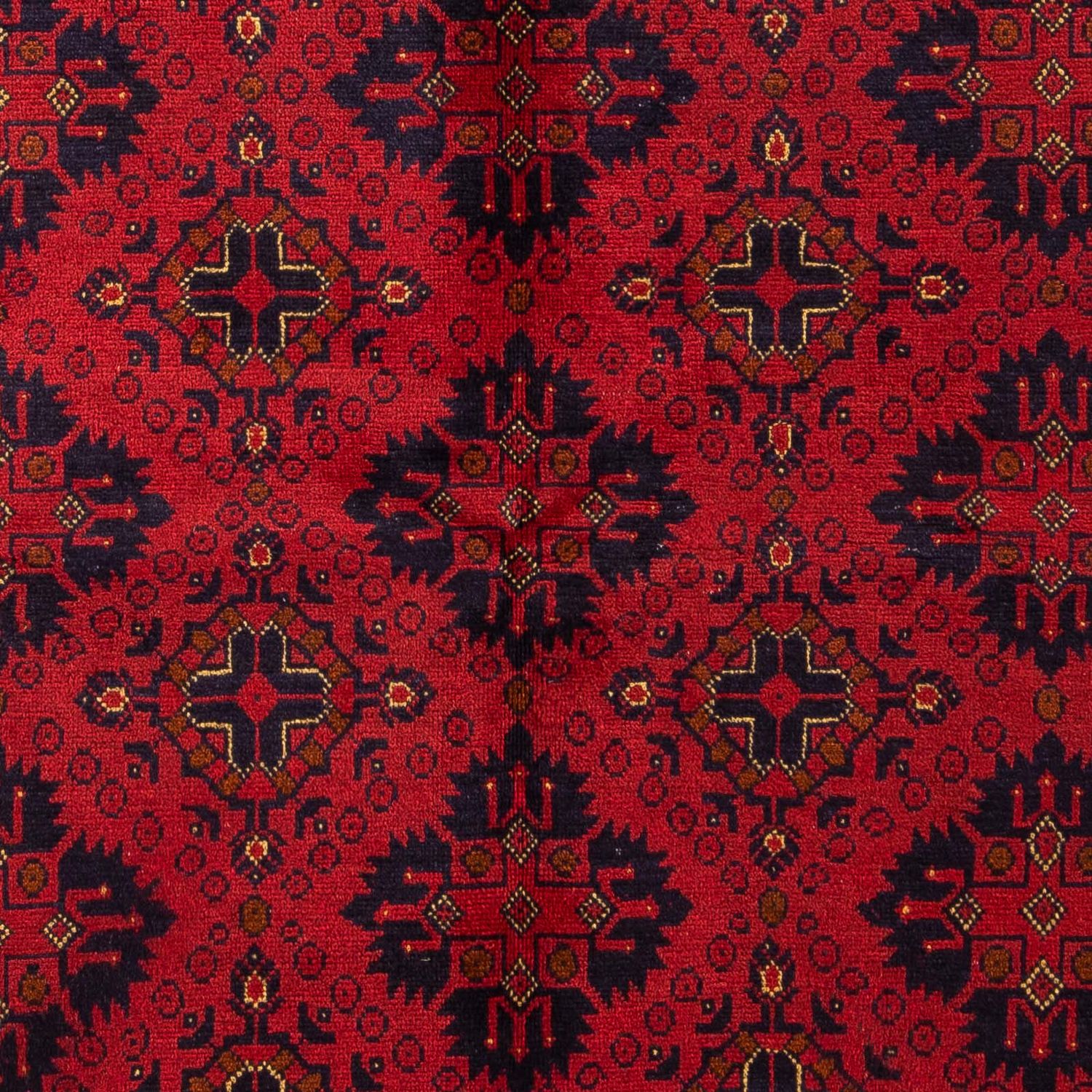 Afghan Rug - Kunduz - 200 x 156 cm - dark red