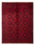 Afghan Rug - Kunduz - 200 x 156 cm - dark red