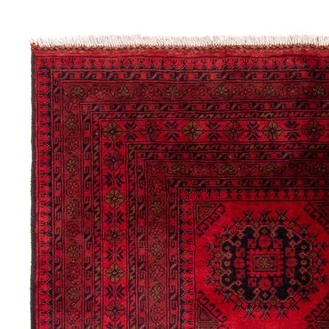 Afghan Rug - Kunduz - 197 x 144 cm - dark red