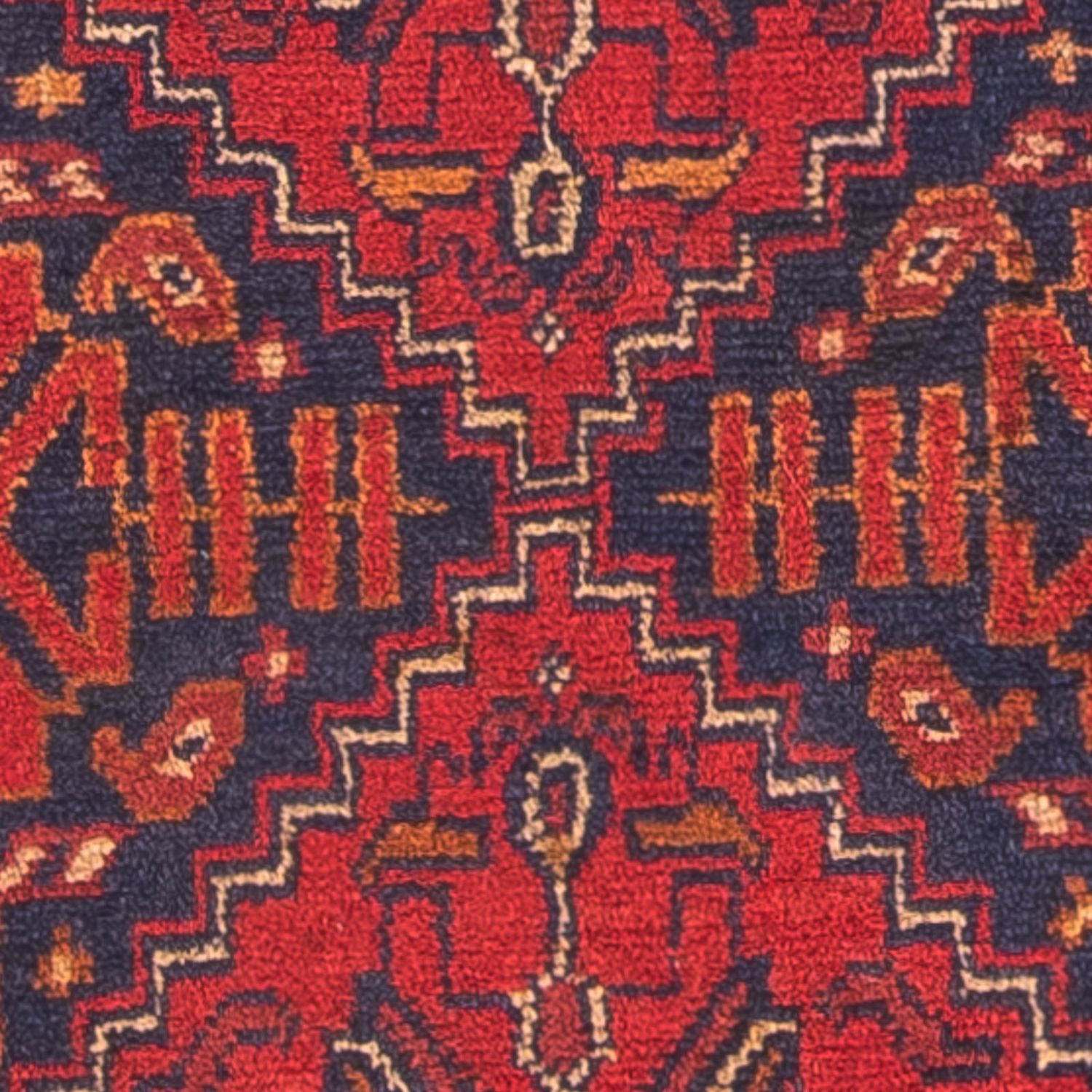 Afghan Rug - Kunduz - 102 x 52 cm - dark red