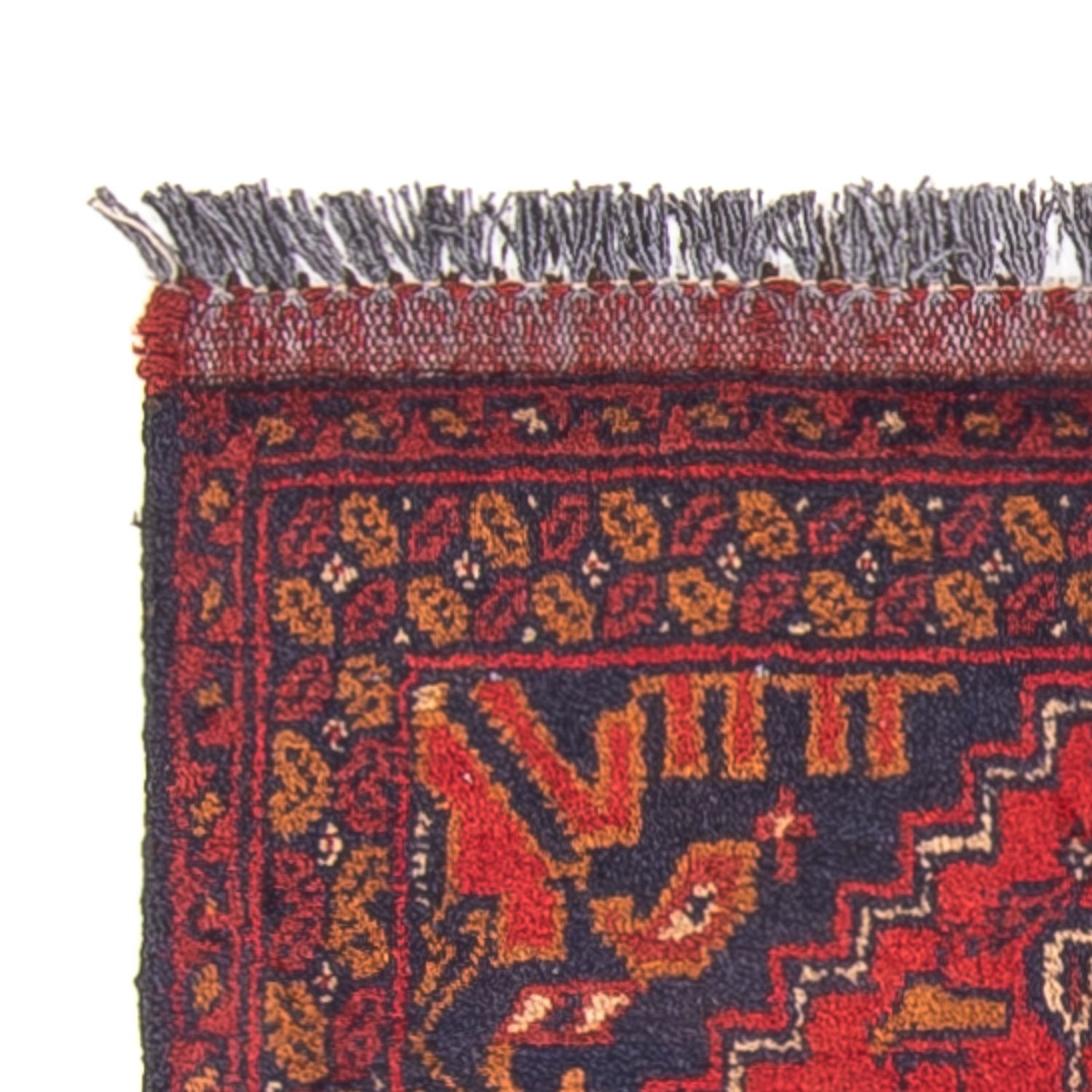 Afghan Rug - Kunduz - 102 x 52 cm - dark red