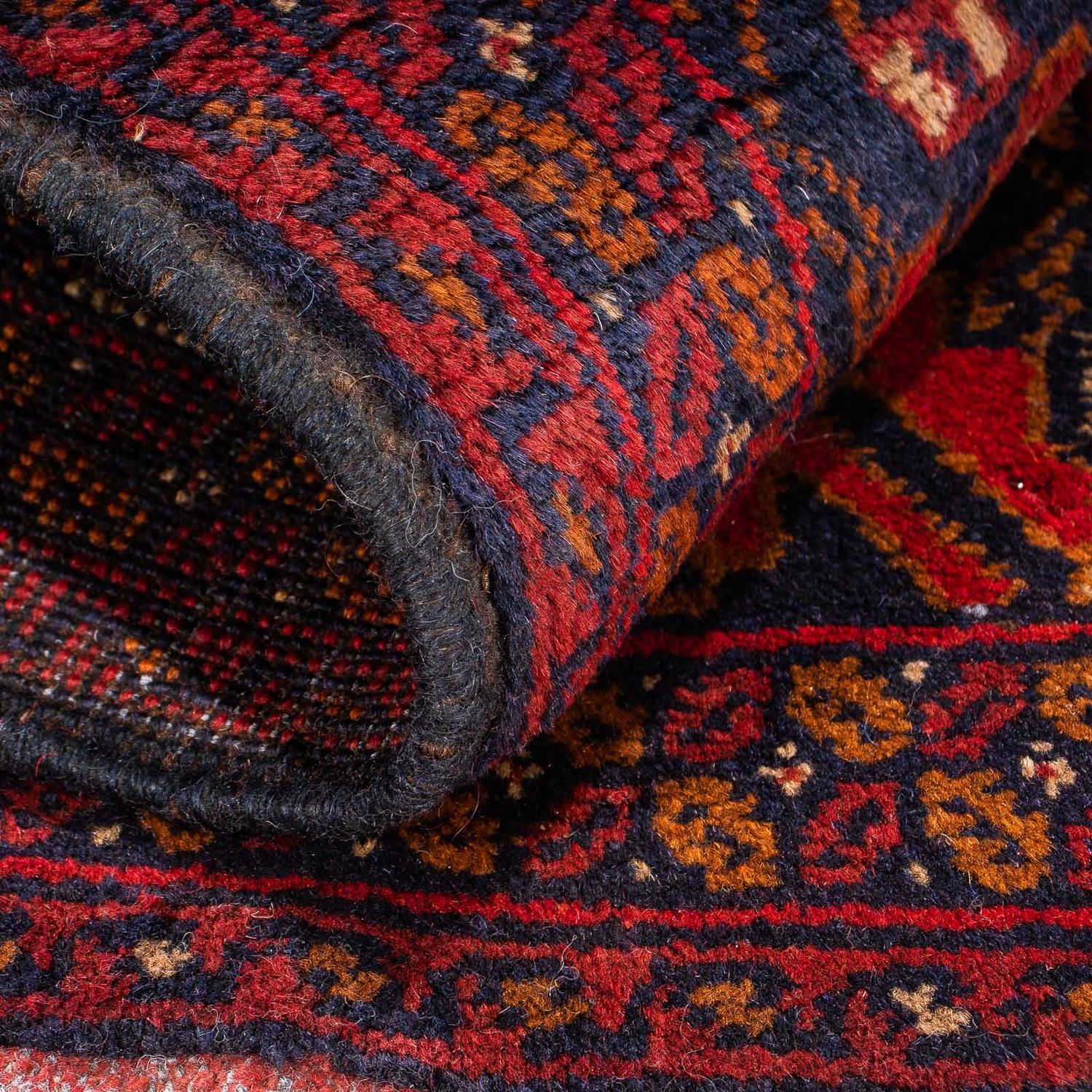 Afghan Rug - Kunduz - 102 x 52 cm - dark red