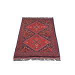 Afghan Rug - Kunduz - 102 x 52 cm - dark red