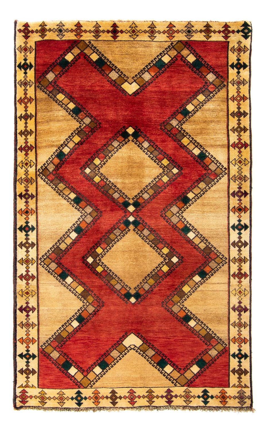 Gabbeh Rug - Perser - 192 x 114 cm - dark red