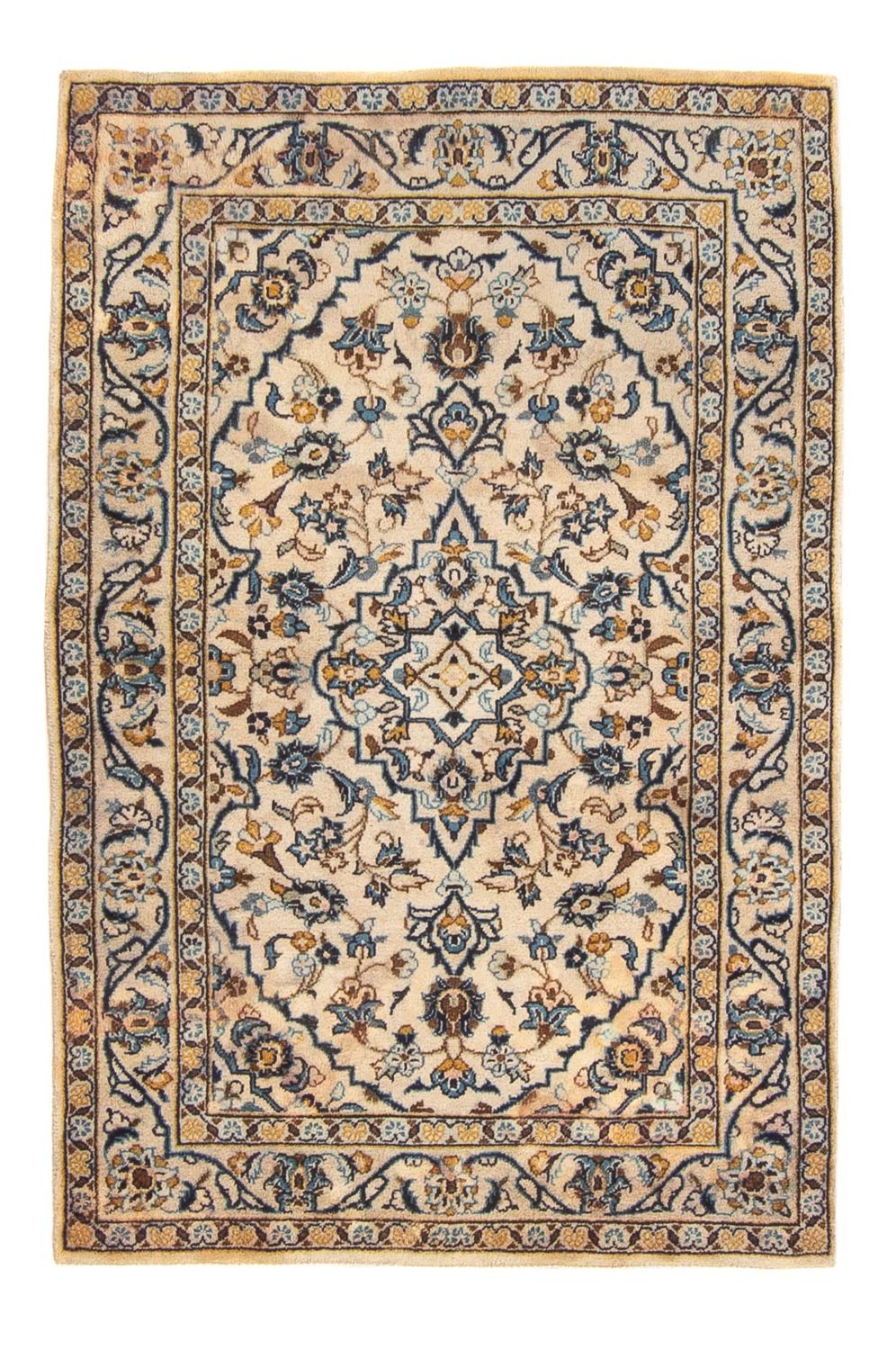 Perser Rug - Keshan - 150 x 100 cm - beige