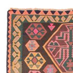 Runner Kelim Rug - Old - 340 x 150 cm - multicolored