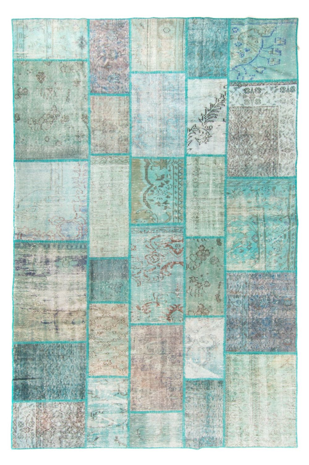 Vintage Rug - 303 x 203 cm - turquoise