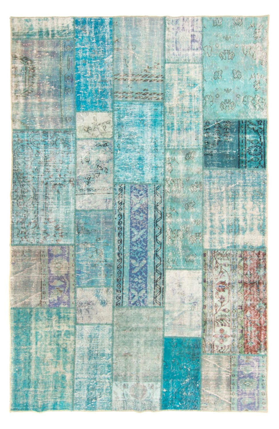 Vintage Rug - 305 x 198 cm - turquoise