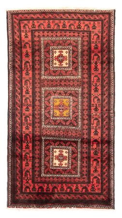 Runner Belutsch Rug - 202 x 107 cm - salmon