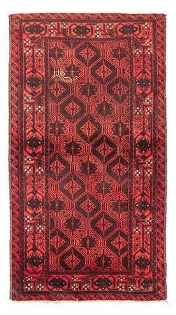 Runner Belutsch Rug - 196 x 102 cm - red