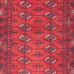 Runner Turkaman Rug - 191 x 88 cm - red